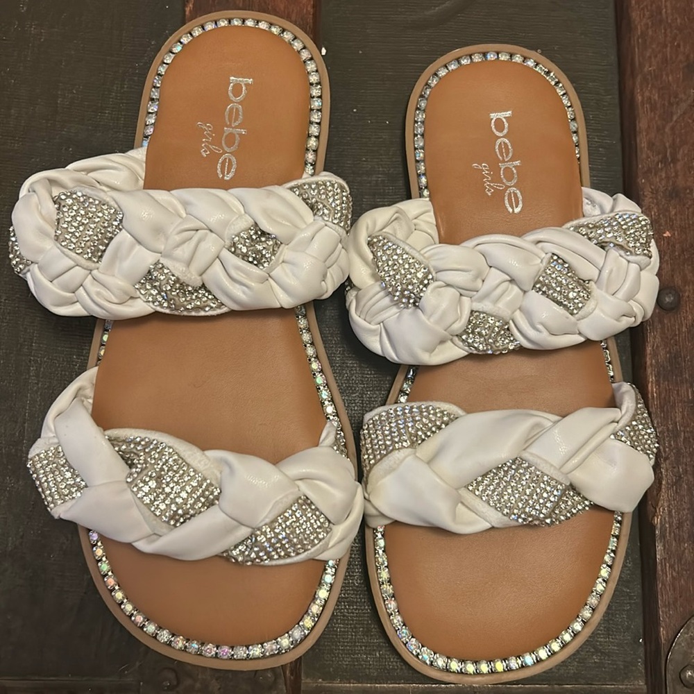 Bebe little girls sandals; size 1